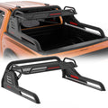 Truck Roll Bar with Cargo Carrier Basket, Adjustable Sport Rack Roll Bars Chase Rack Fit for Ford F-150/F-250/F-350,Dodge Ram,GMC Sierra,Chevy Silverado,Ranger,Tundra,Frontier,Titan (Full & Mid Size)