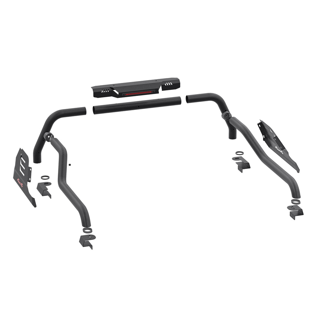 truck roll bar，roll bar for truck，universal roll bar，sport bar，chase rack，off-road roll bar，roll bar with lights，F-150 roll bar，Silverado roll bar，Tacoma roll bar，Tundra sport bar，Gladiator chase rack，roll bar for Chevy，roll bar for GMC，