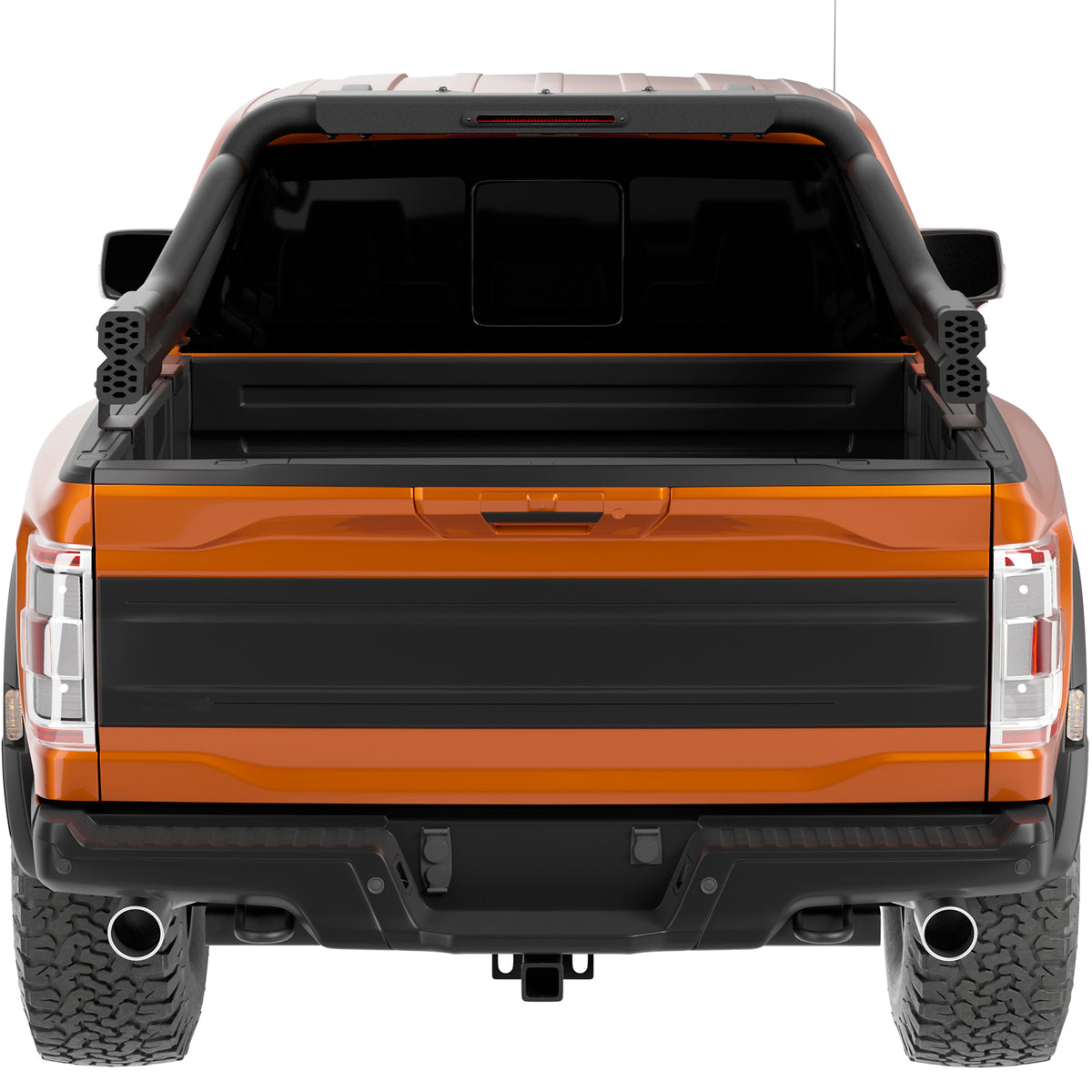 Adjustable Width Heavy-Duty Steel Sport Bed Rack Roll Bar - Universal Automotive Vehicle Accessories for Full-Size & Mid-Size Pickup Trucks, Cargo Safety Fit for Ford F-150/F-250/F-350, Ram 1500/2500/3500, Tacoma, Tundra, GMC Sierra, Silverado, Titan, Uni